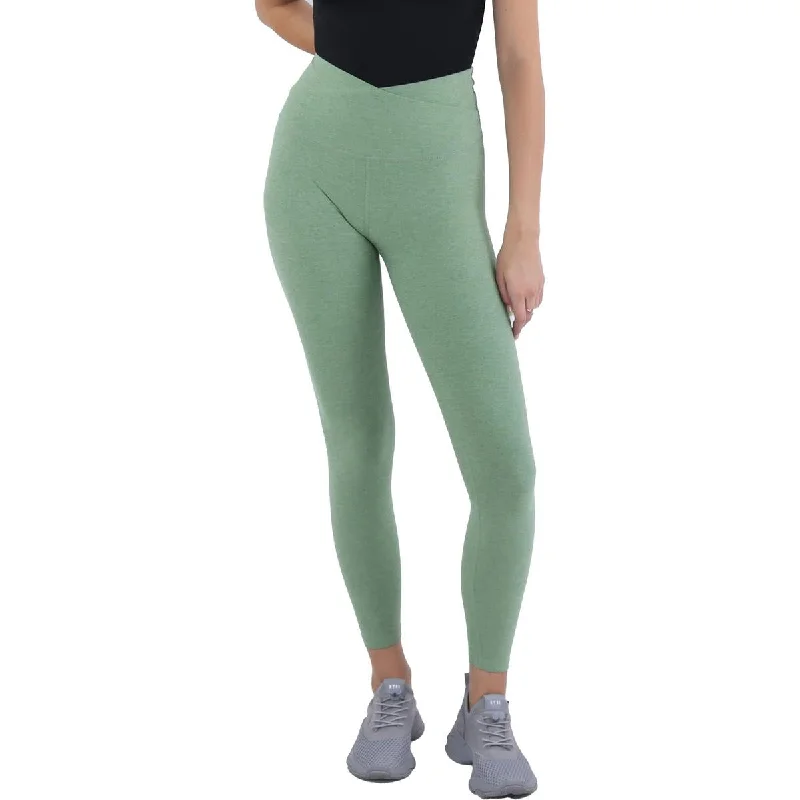 At Your Leisure Womens High Waist Heathered Leggings