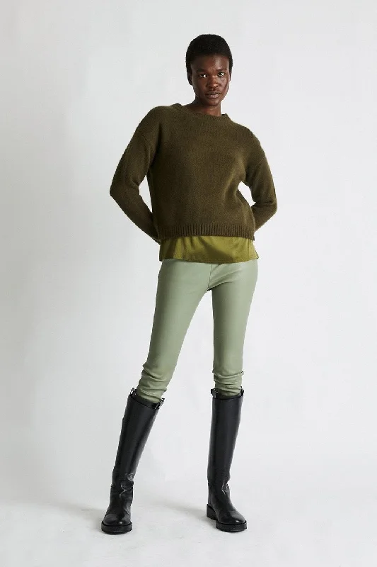 + Beryll Holly Cashmere Sweater | Kelp Green