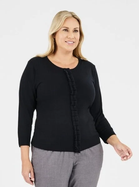 Ladies' Stella Cardigan Sweater - Black