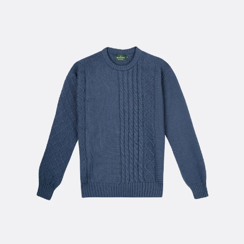 Navy Knitted Sweater