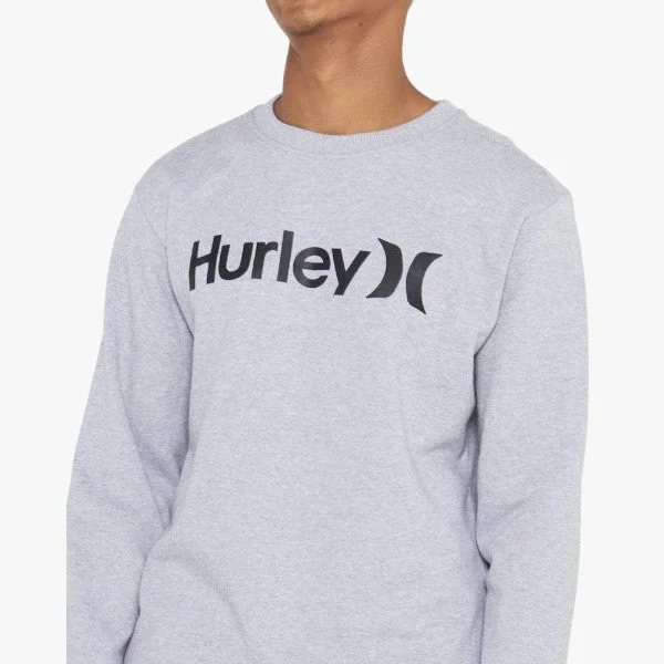 Hurley Womens One And Only Crew Sweater Heather Grey