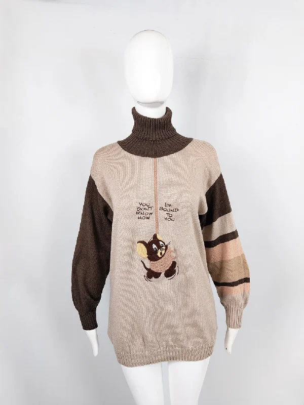 JC de Castelbajac x Tom & Jerry Vintage Virgin Wool Sweater, 1992