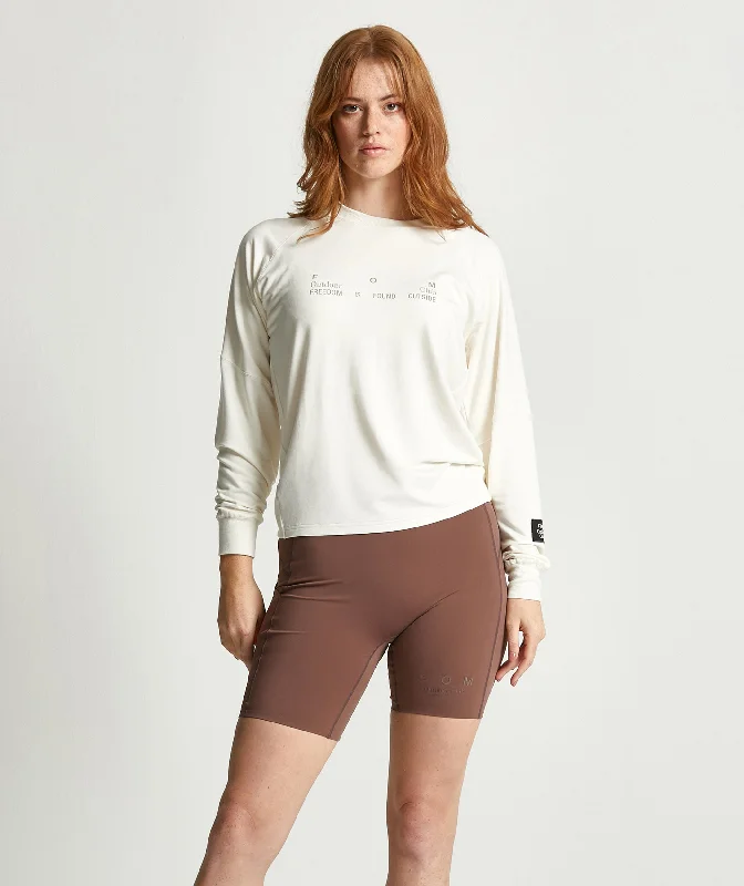 Ladies Outdoor Sweater - White Wash