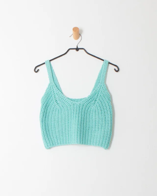 Mariquita Sweater in Aqua