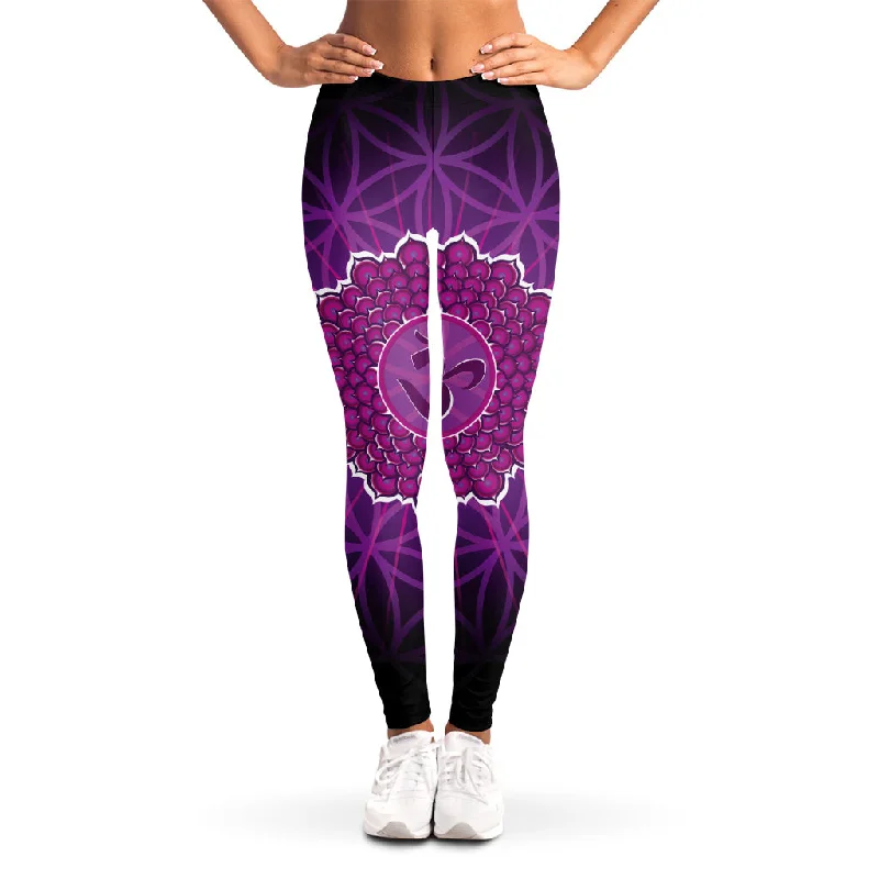 Sahasrara Chakra Spiritual Print Women's Leggings