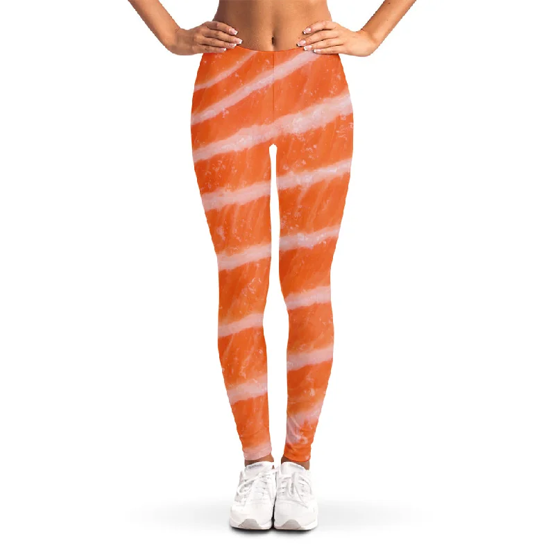 Salmon Fillet Print Women's Leggings