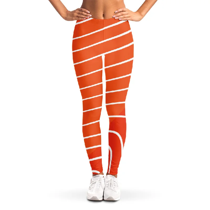 Salmon Print Women's Leggings