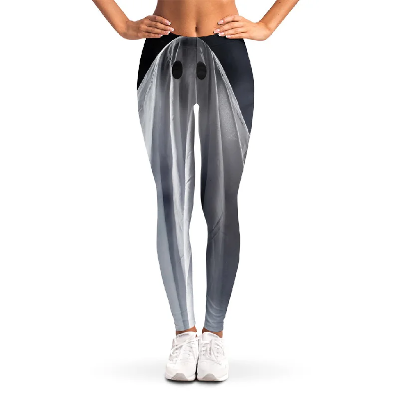 Scary Ghost 3D Print Women's Leggings