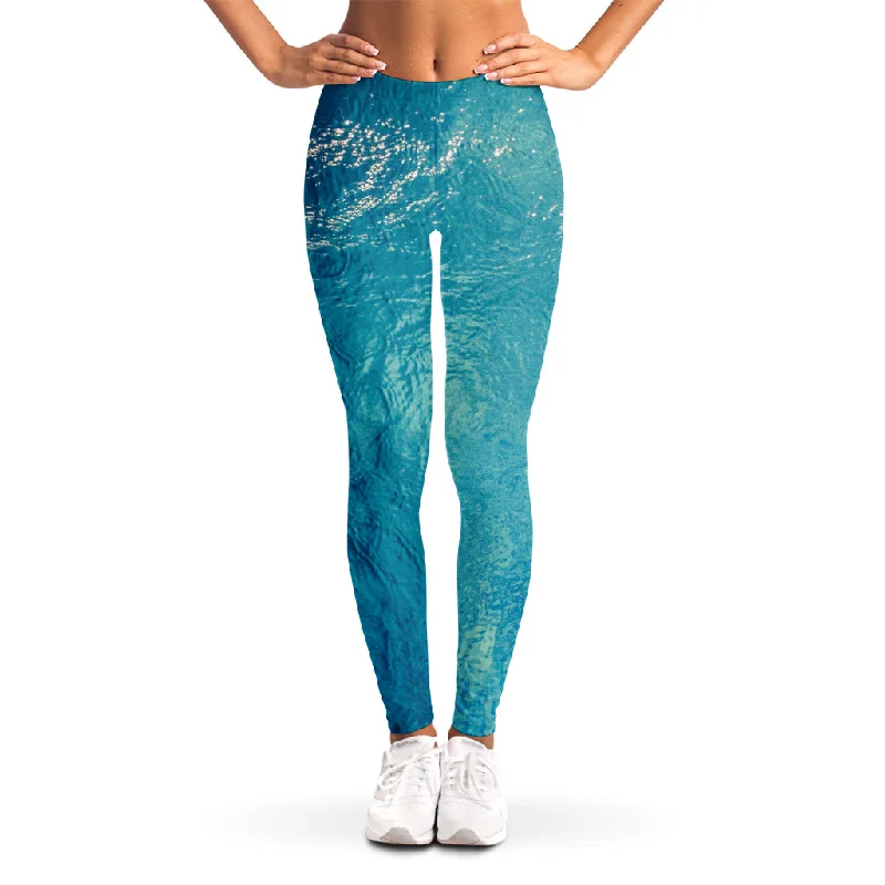 Sea Water Surface Print Women's Leggings