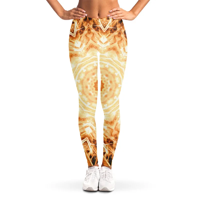 Shining Kaleidoscope Print Women's Leggings