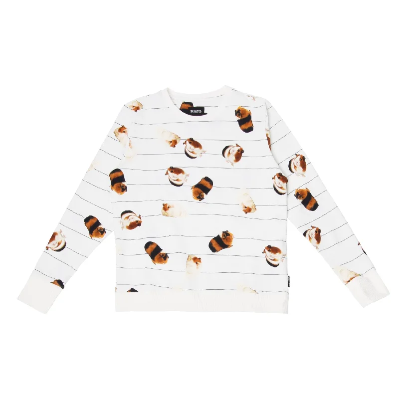 SNURK guinea pig white sweater ladies