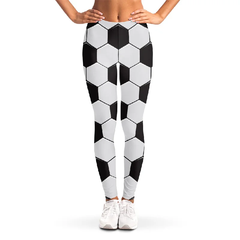 Soccer Ball Print Women's Leggings