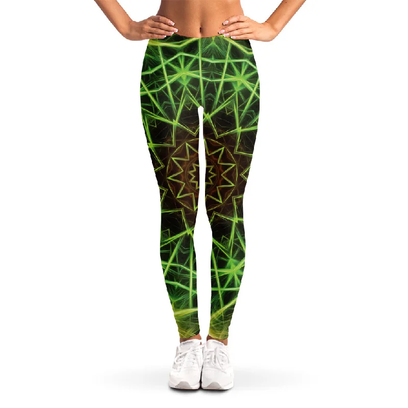 Sparkle Kaleidoscope Print Women's Leggings