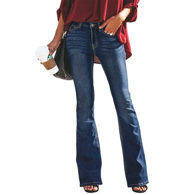 2019 High Waist Flare Mom Jeans Boyfriend Jeans For Women Skinny Jeans Woman Black Wide Leg Female Pants Plus Size Ladies Denim Fashionable Straight Fit Denim 2019 High Waist Flare Mom Jeans Boyfriend Jeans For Women Skinny Jeans Woman Black Wide Leg Female Pants Plus Size Ladies Denim Fashionable Straight Fit Denim