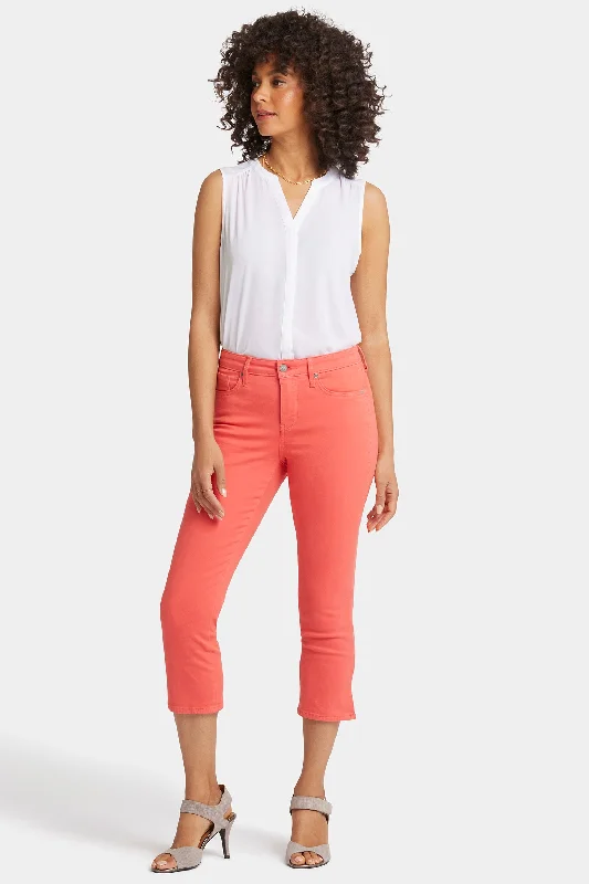 Chloe Capri Jeans - Fruit Punch Casual High-Waisted Bootcut Jeans