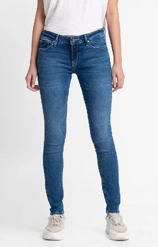 Spykar Women Light Blue Cotton Super Skinny Regular Length Jeans (Alica) Comfortable Drawstring Waist Jeans Spykar Women Light Blue Cotton Super Skinny Regular Length Jeans (Alica) Comfortable Drawstring Waist Jeans