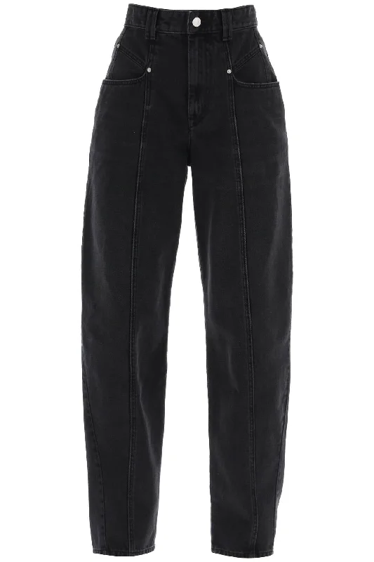 Vetan Barrel Jeans  - Black