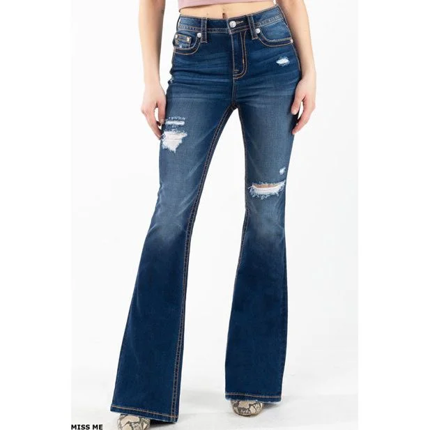 Miss Me Ladies Jeans High-Rise Flare