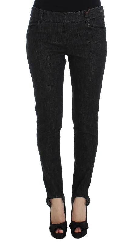 Ermanno Scervino Elegant Slim Fit Blue Jeans