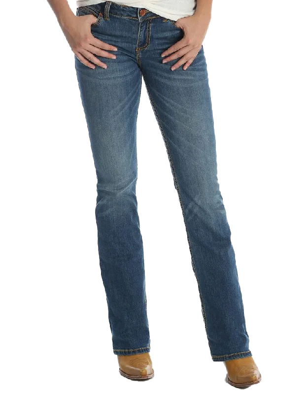 Wrangler Women's Retro Mae Mid-rise Bootcut Jeans