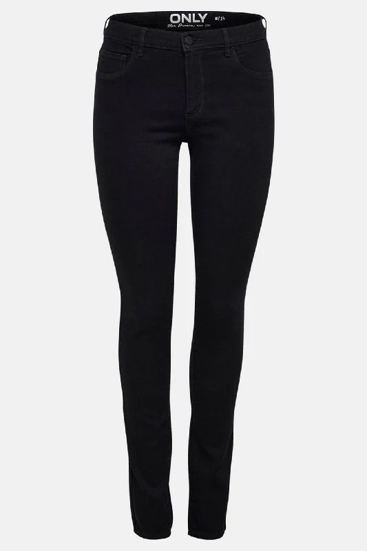 Rain skinny jeans - Sort